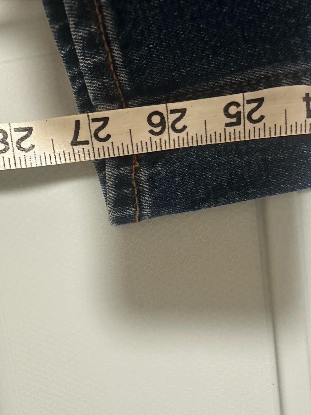 Abercrombie and Fitch the ankle straight ultra high rise medium wash 29 - Picture 6 of 8